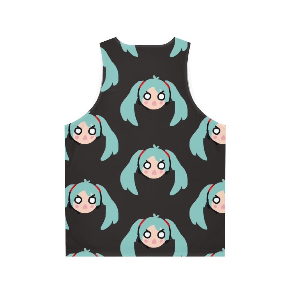 Hatsune Miku Vocaloid Anime LGBTQ+ Unisex Tank Top - Back