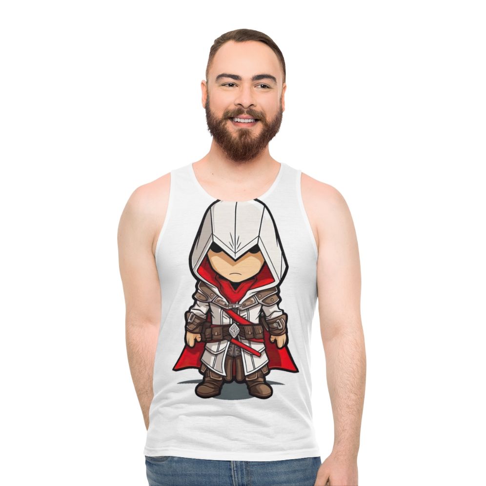 Chibi Assassins Creed Unisex Tank Top - men