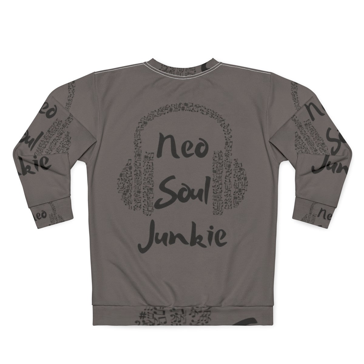 Neo Soul Music Headphone Sweatshirt - Back