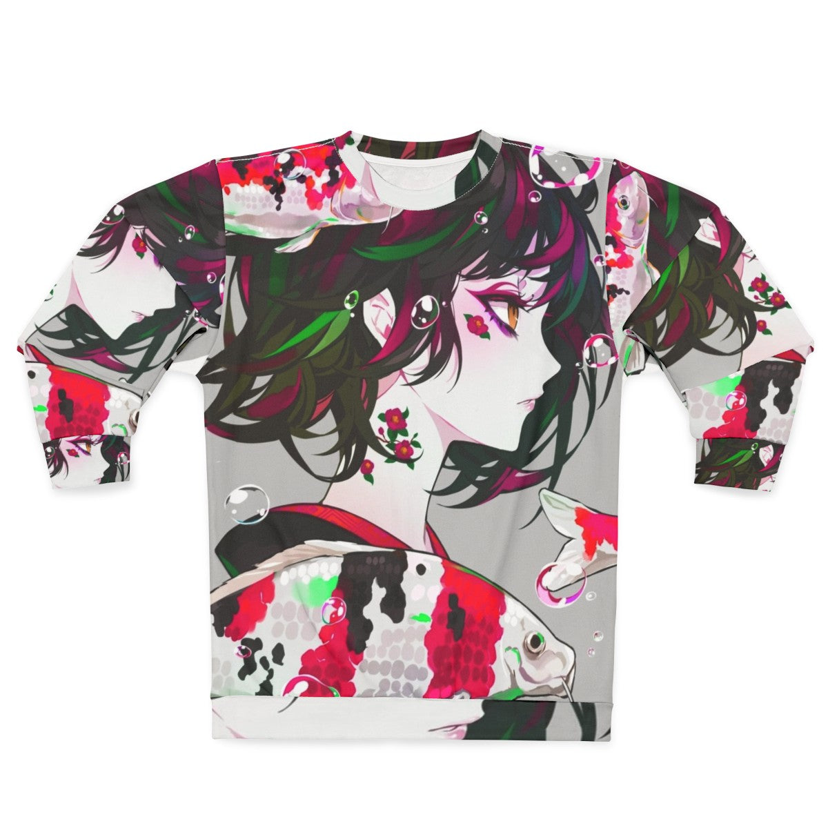 Vivid Koi Anime Sweatshirt