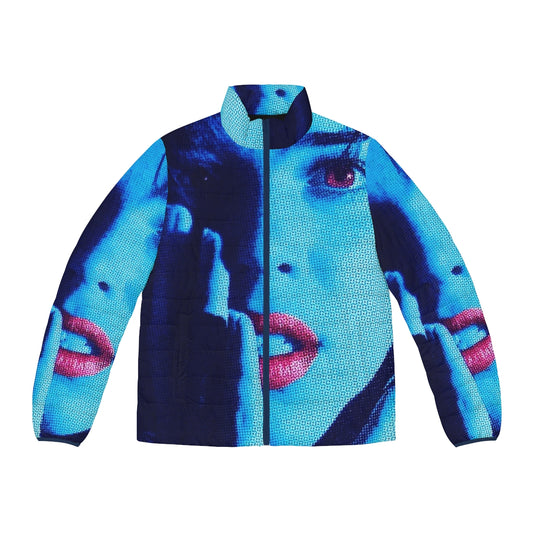 Sidney Prescott Ghostface Puffer Jacket - Scream Horror Movie Inspired VHS Collectible