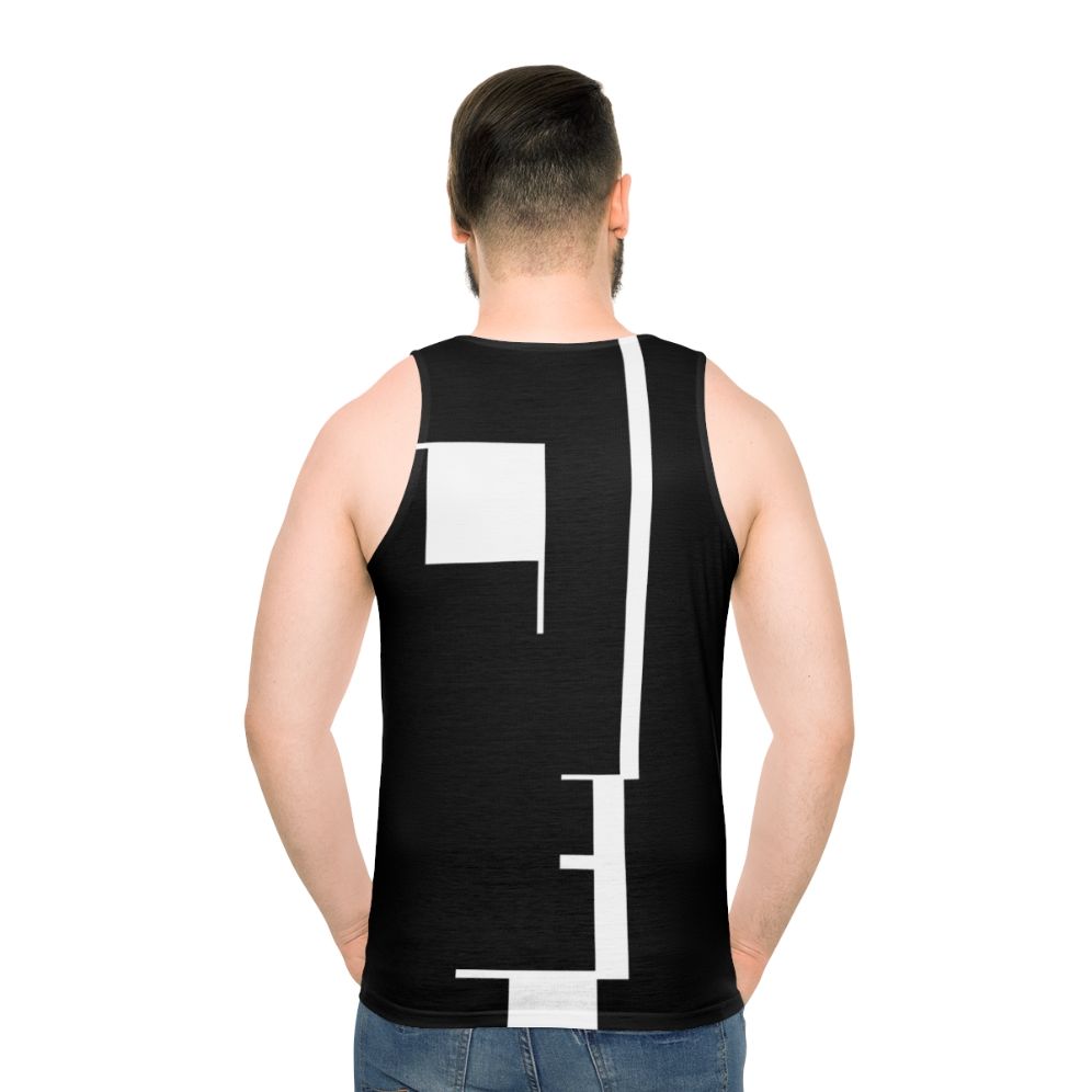 Bauhaus Unisex Dark Fashion Tank Top - men back