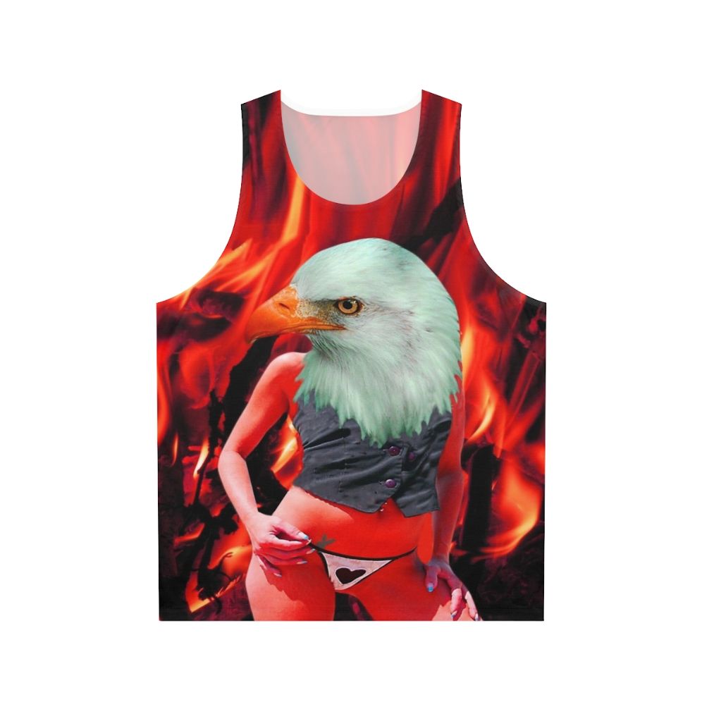 Vibrant phoenix unisex tank top