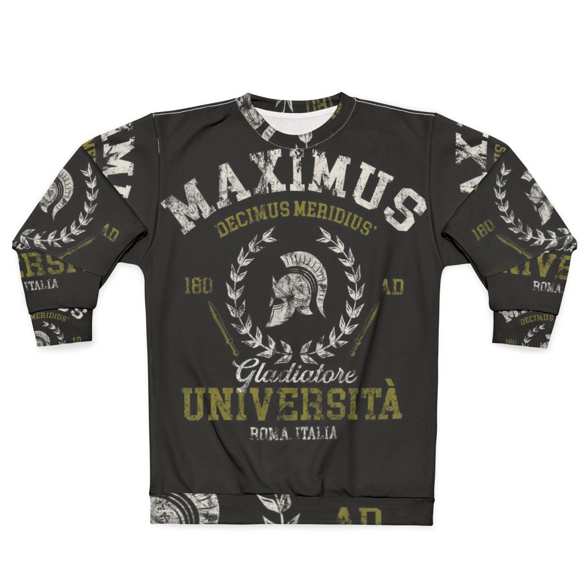 Maximus University Gladiator Inspired Sweatshirt