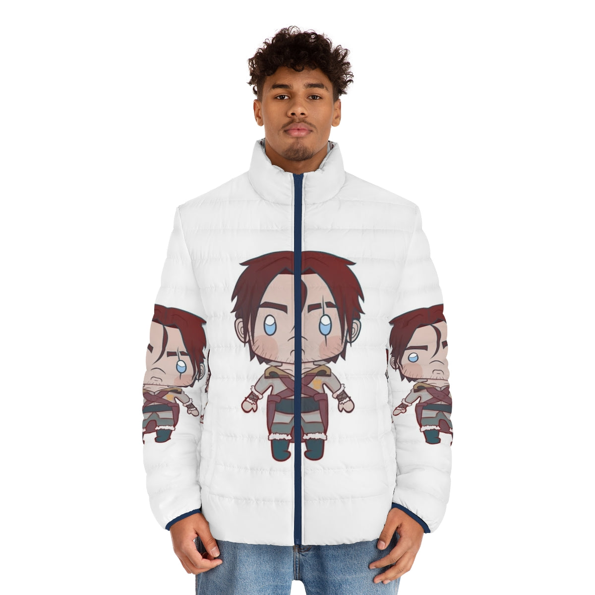 Trevor Belmont Castlevania Netflix Puffer Jacket - men front