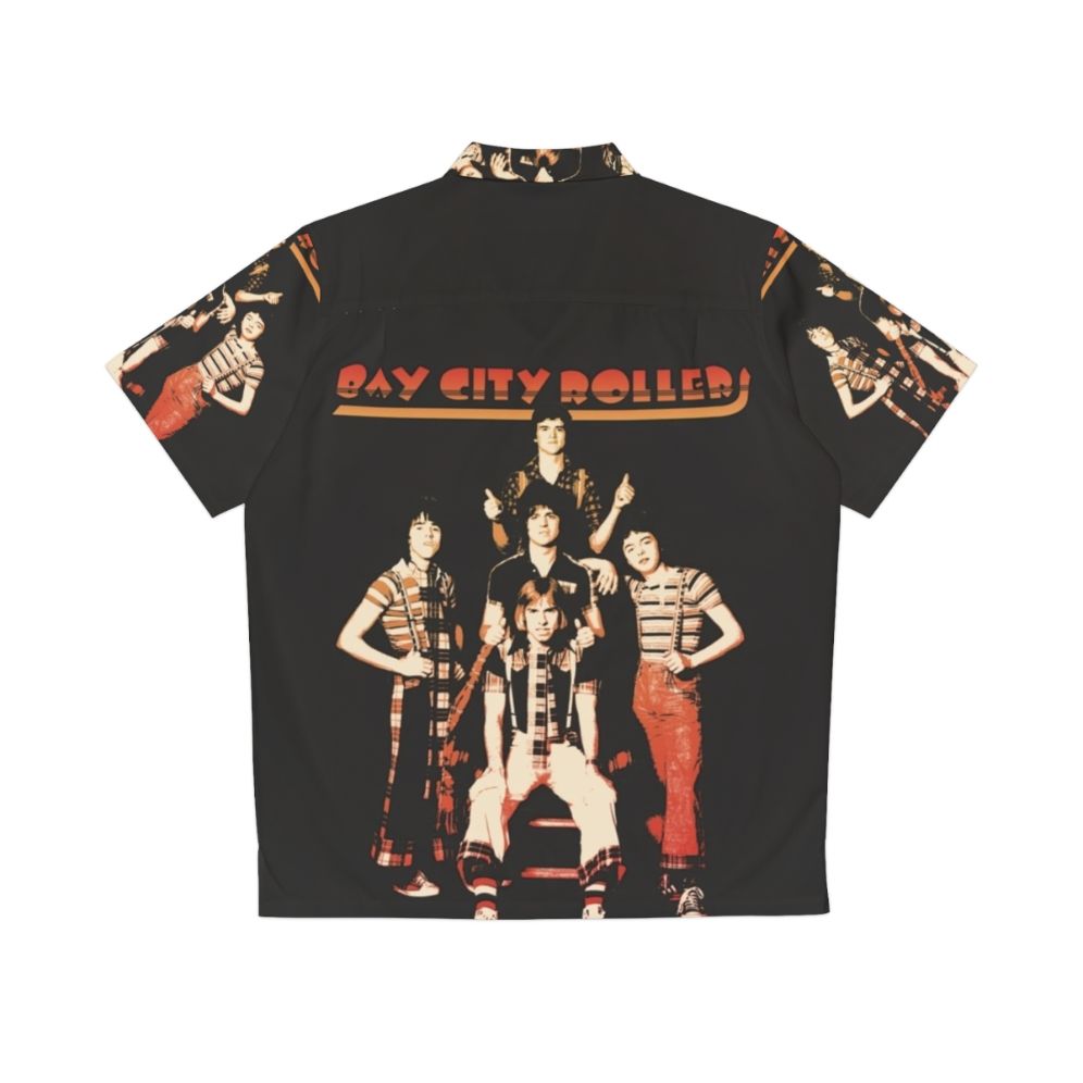 Retro Bay City Rollers Hawaiian Shirt - Back