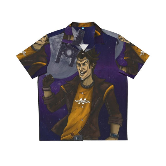 Handsome Jack Borderlands Inspired Hawaiian Tropical Shirt