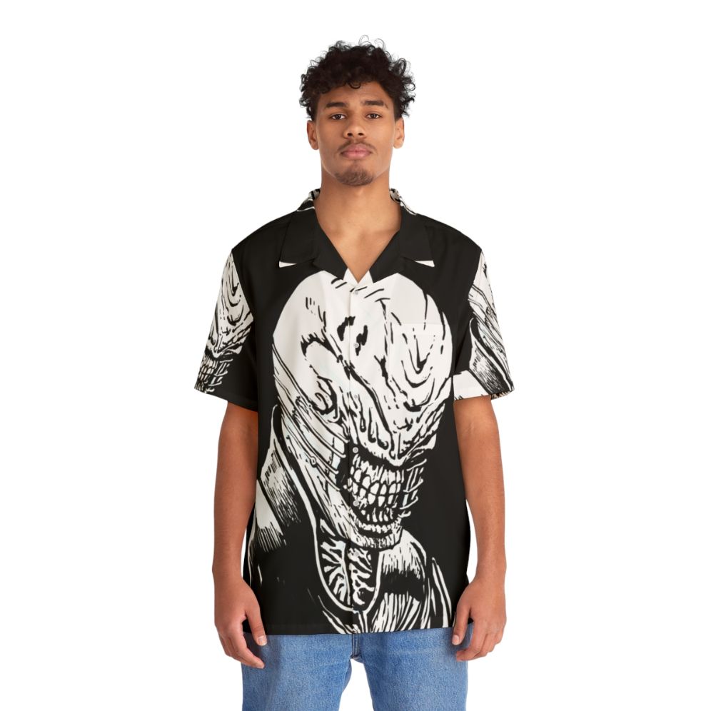 Hellraiser Chatterer Hawaiian Shirt - People Front