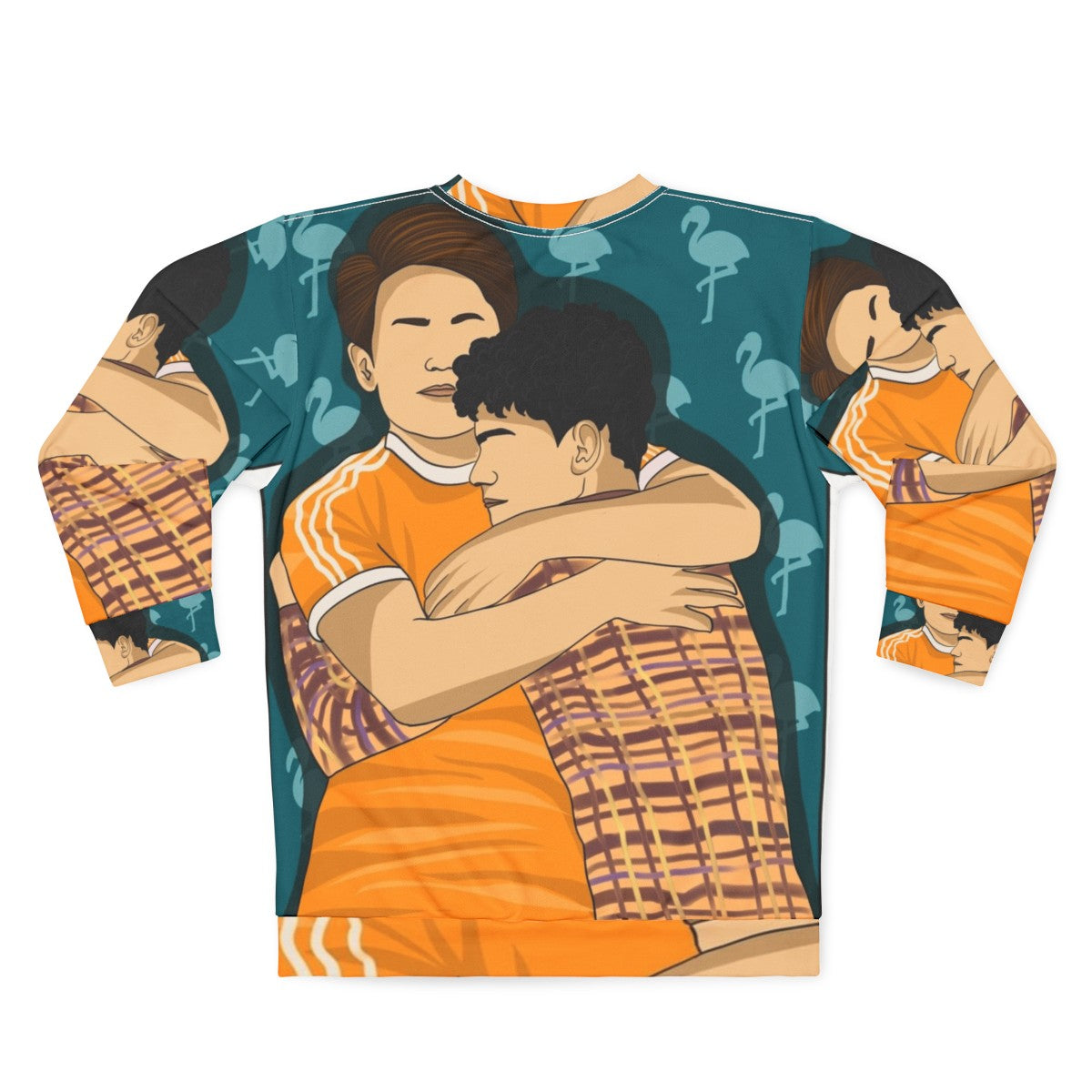 Heartstopper Netflix Nick and Charlie In Love Sweatshirt - Back