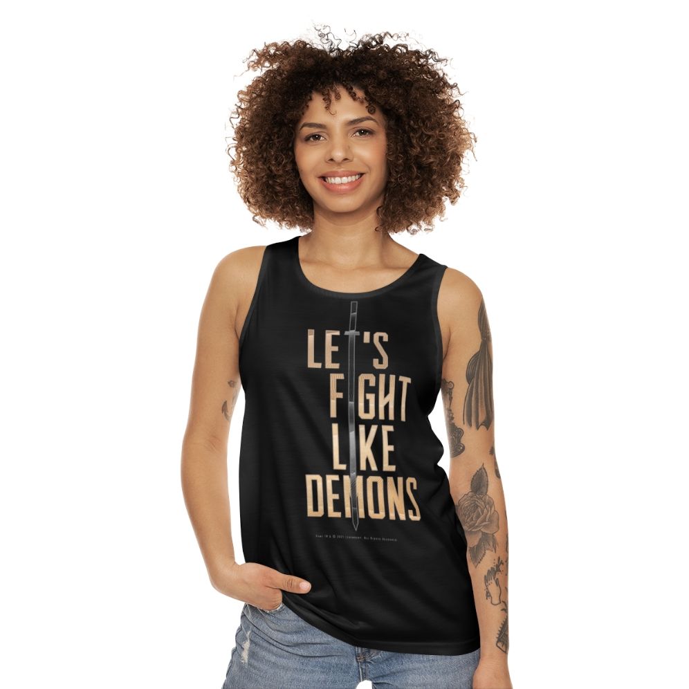 Dune Arrakis Demon Fight Unisex Tank Top - women