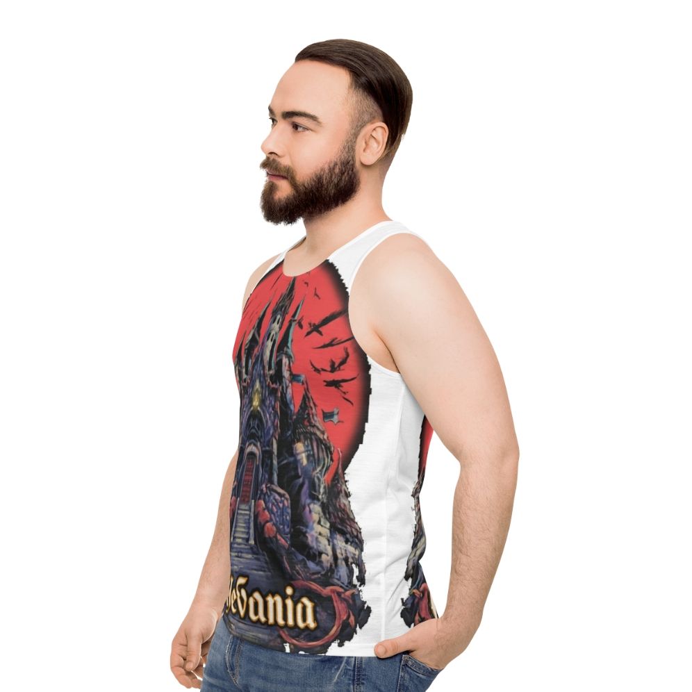 Castlevania Unisex Gaming Tank Top - men side