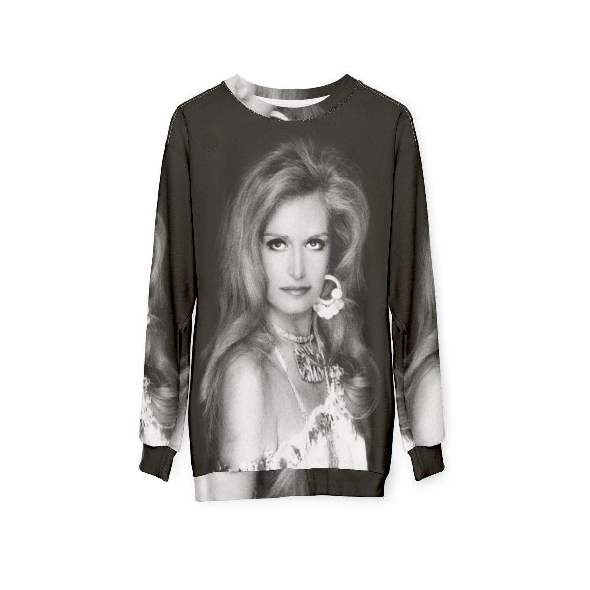 Dalida Sweatshirt with Colorful Music Artist Graphics - hanging