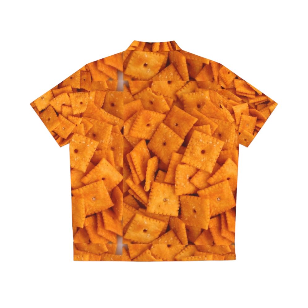 Cheez Its Hawaiian Shirt featuring the iconic Cheez Its cracker design - Back