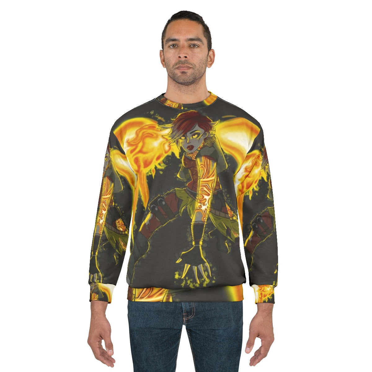 Borderlands "Hell in Her Eyes" Sweatshirt featuring Lilith - men