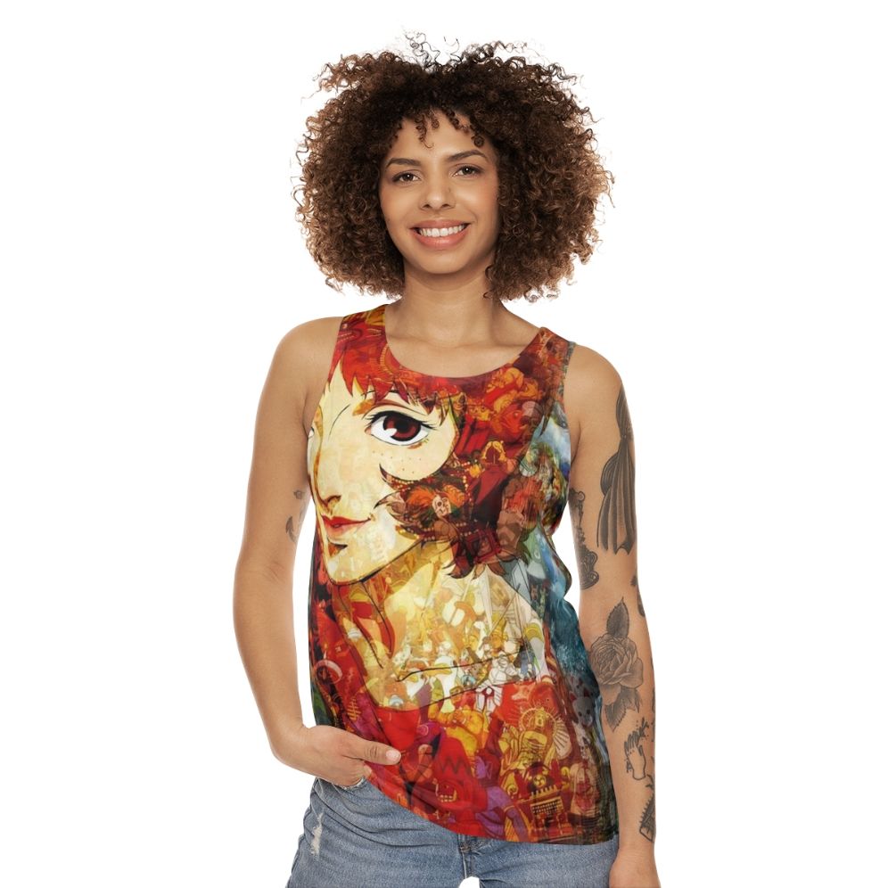 Paprika unisex anime inspired tank top - women