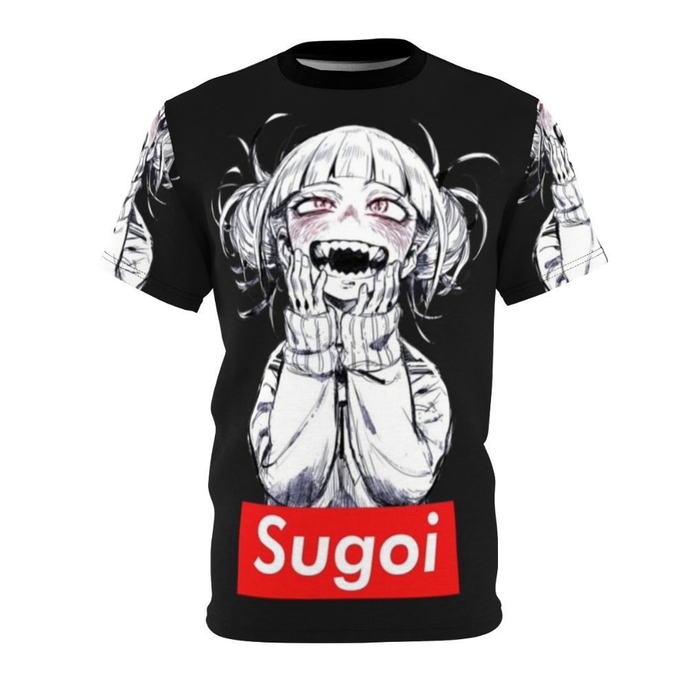 Anime-inspired graphic t-shirt with a "Sugoi" design and internet culture references