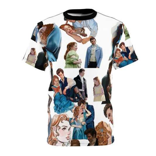 Bridgerton Penelope and Colin Inspired Custom All-Over-Print T-shirt