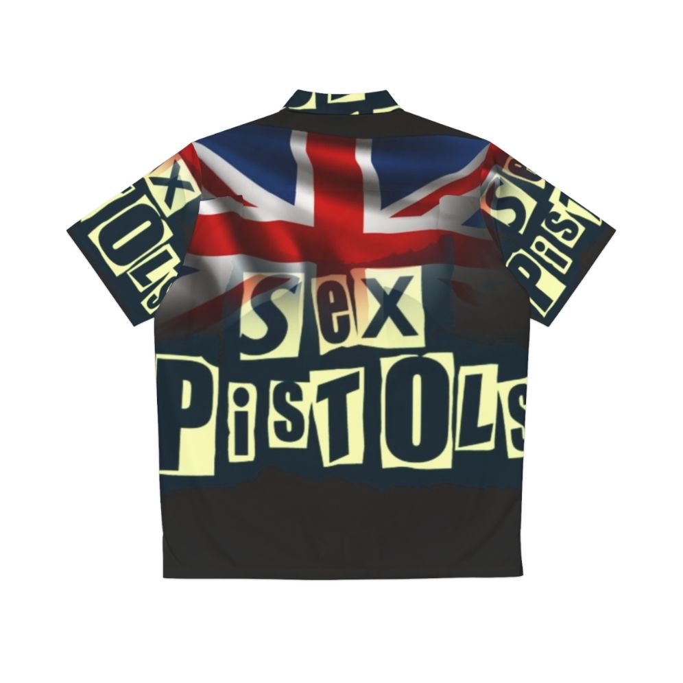 Pistols Punk Rock Hawaiian Shirt - Back