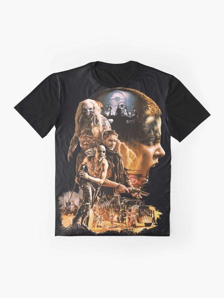 Mad Max Fury Road Imperator Furiosa Graphic T-Shirt - Flat lay