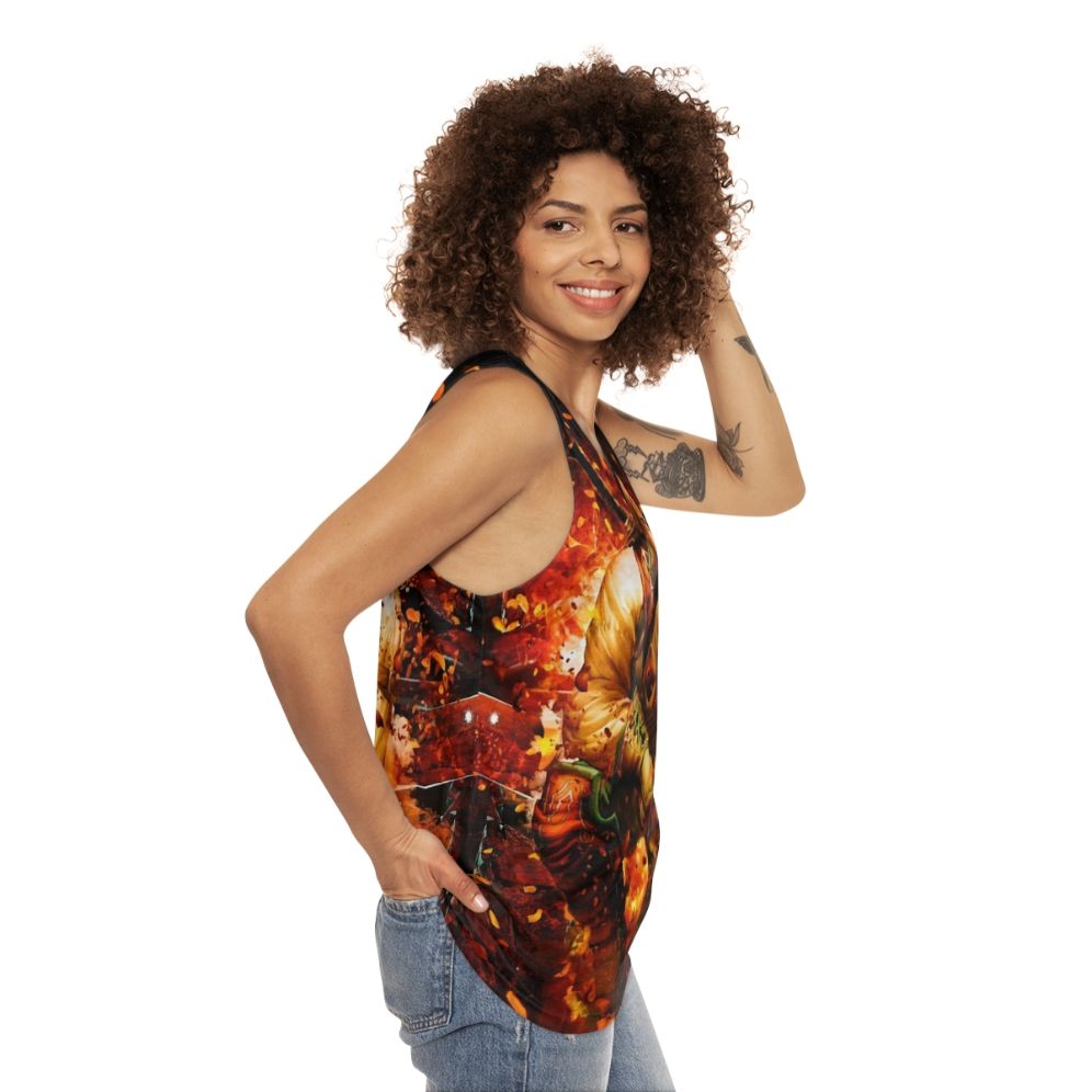 Fable 2 gaming vintage fantasy unisex tank top - women side