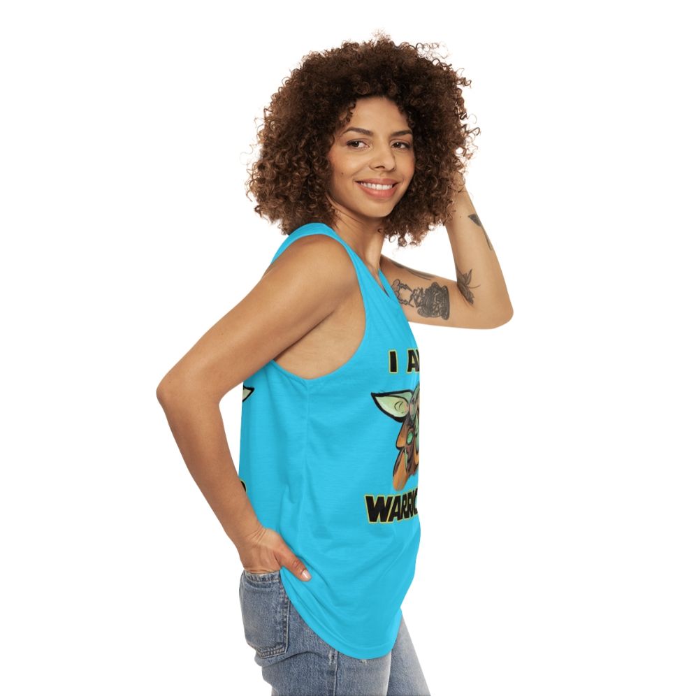 Warrior Commission Unisex Tank Top - women side