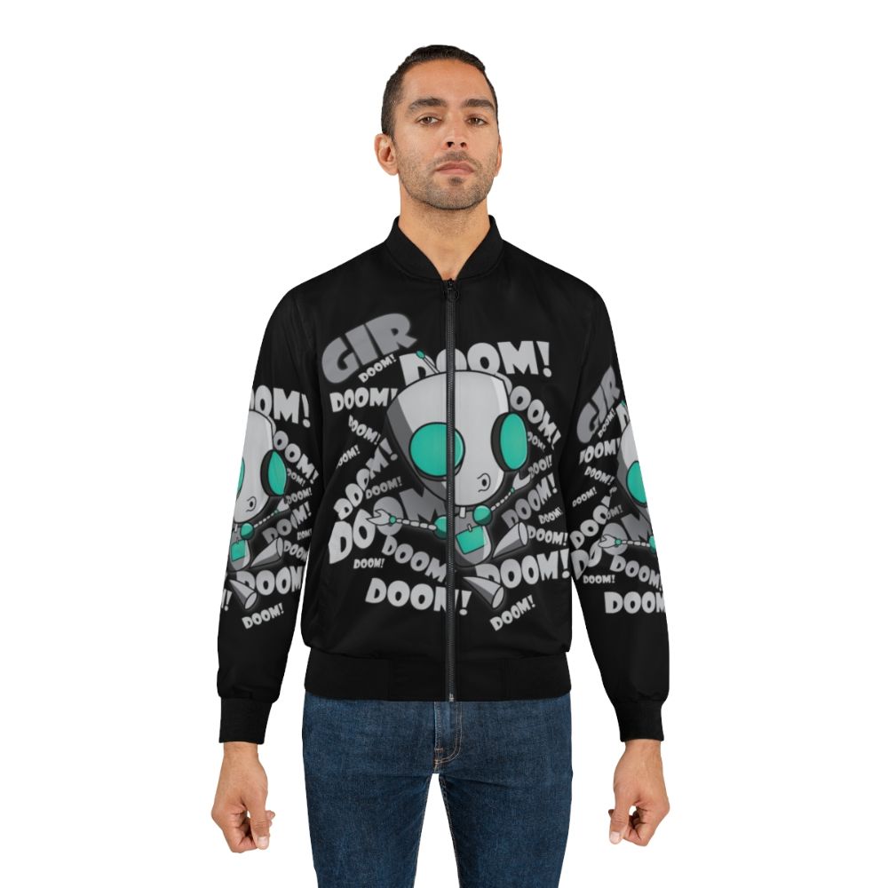 Doom Bomber Jacket featuring Gir and Invader Zim characters - Lifestyle