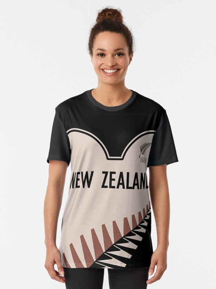 New Zealand Cricket Blackcaps Graphic T-Shirt - Women