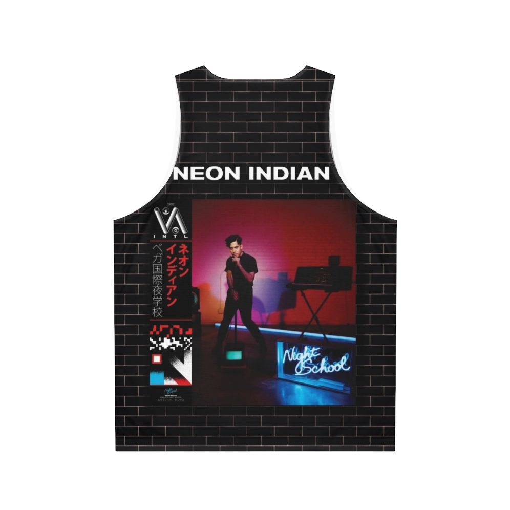 Neon Indian Vega Intl Night School Unisex Neon Tank Top - Back