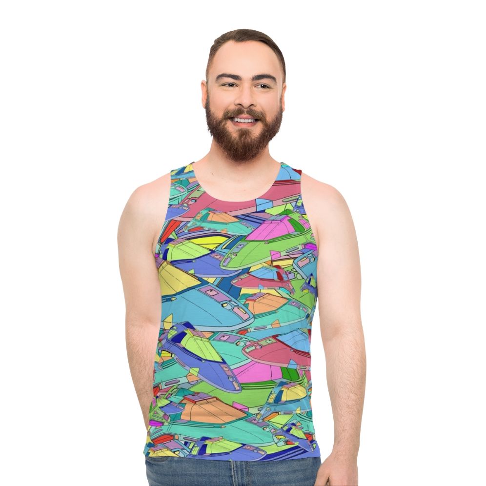 Star Trek Delta Flyer Unisex Tank Top - men