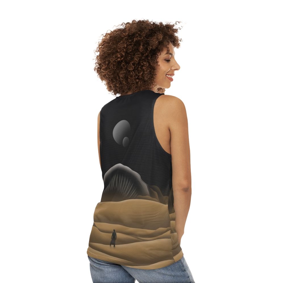 Dune Arrakis Unisex Tank Top - women back