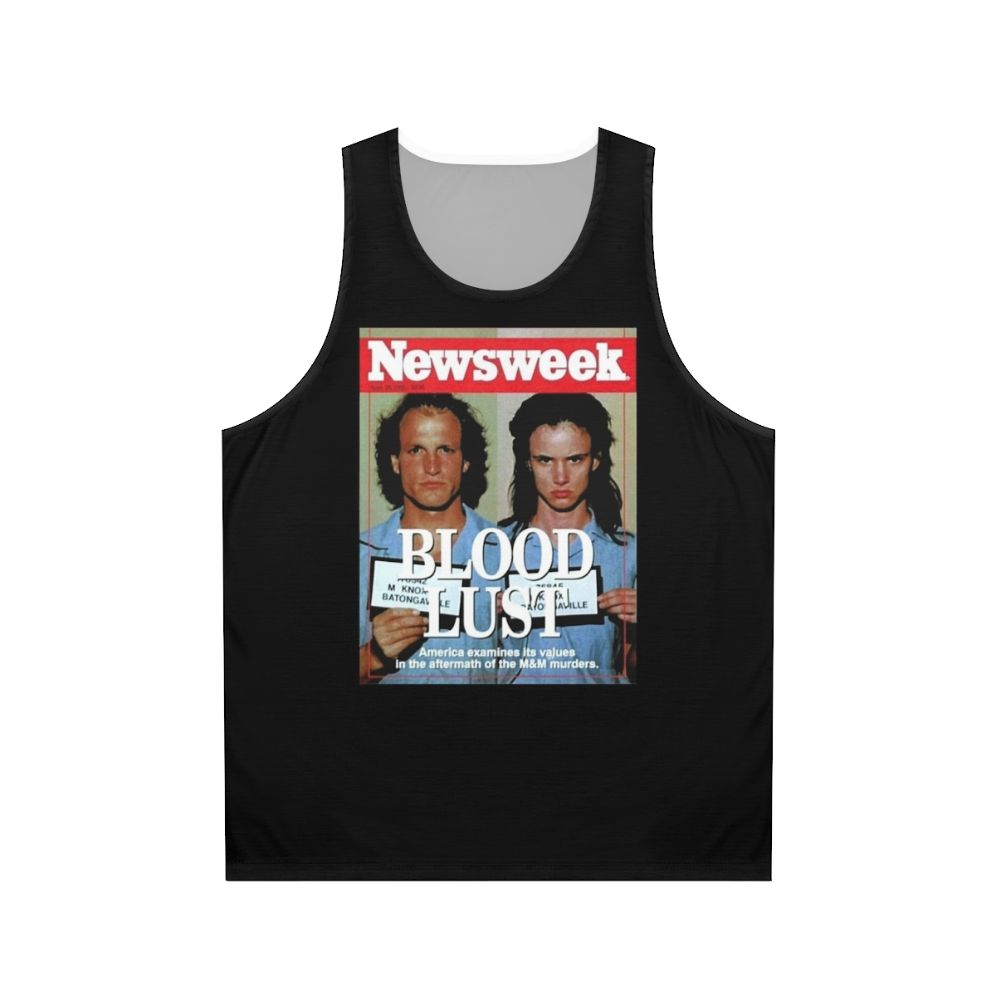 Vintage-inspired "Natural Born Killers" unisex tank top