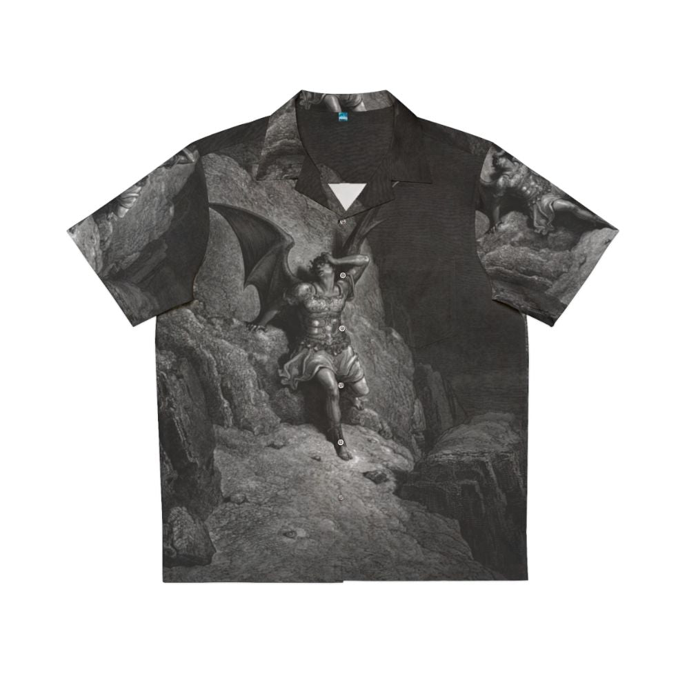 Gustave Dore's The Fall of Satan 1866 Hawaiian Shirt