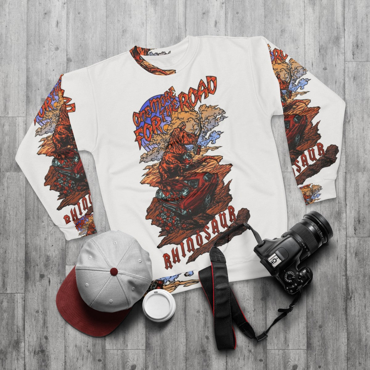 Rhinosaur One More For The Road Sweatshirt - flat lay