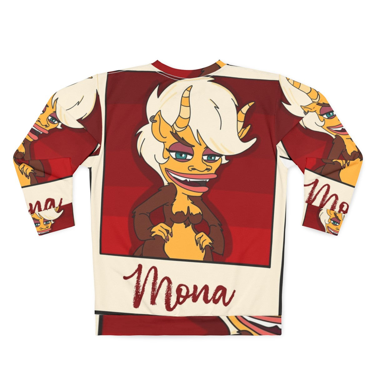 Big Mouth Hormone Monster Mona Netflix Sweatshirt - Back