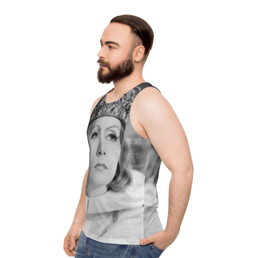 Greta Garbo unisex tank top - men side