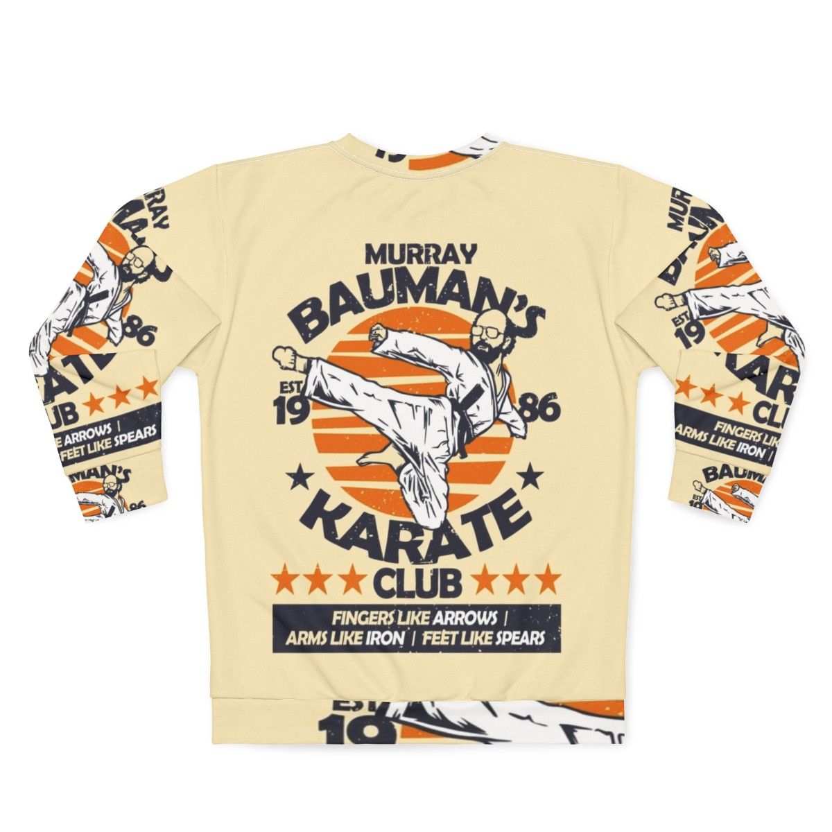 Murray Bauman's Karate Club Stranger Things Sweatshirt - Back