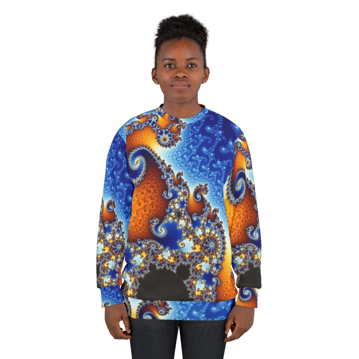 Mandelbrot Set Sweatshirt - Embrace the Beauty of Mathematics - women