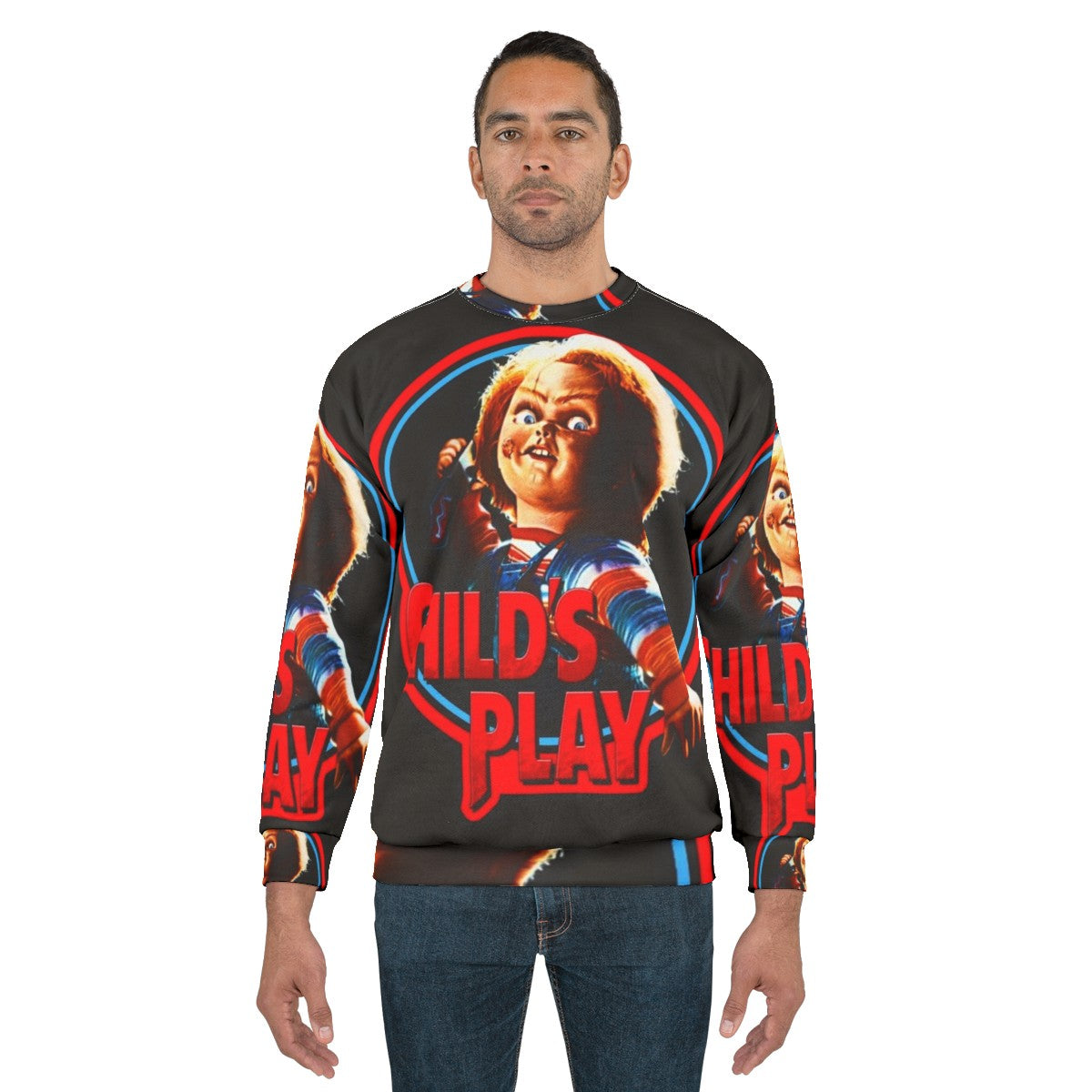 Chucky Sweatshirt 4 - Diabolical Doll Apparel for Horror Fans - men