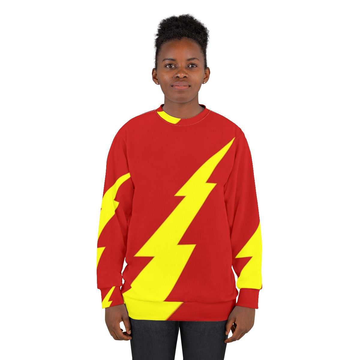 Rising Lightning Sweatshirt - Superhero Sci-Fi Fantasy Comic Book - women