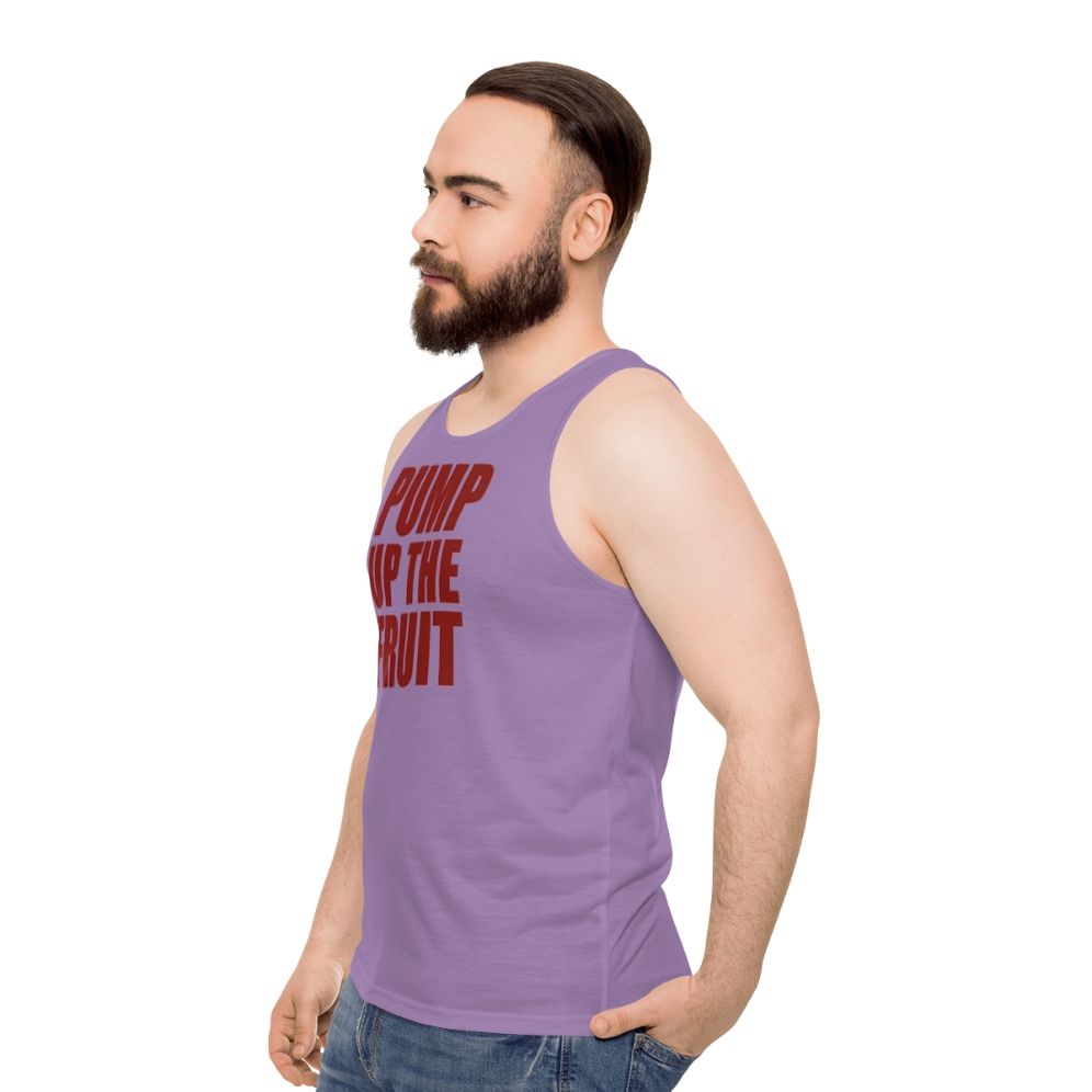 Unisex Icarly 'Pump Up The Fruit' Penny Tee Tank Top - men side