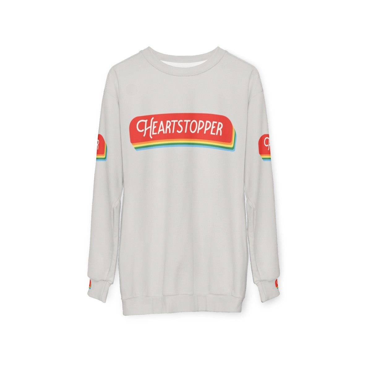 Heartstopper Pride LGBTQ+ Graphic Sweatshirt - hanging