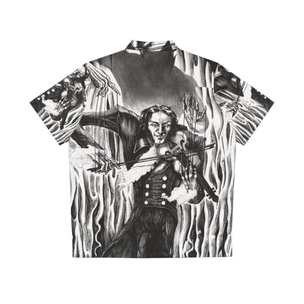 Paganini Dark Art Hawaiian Shirt - Back