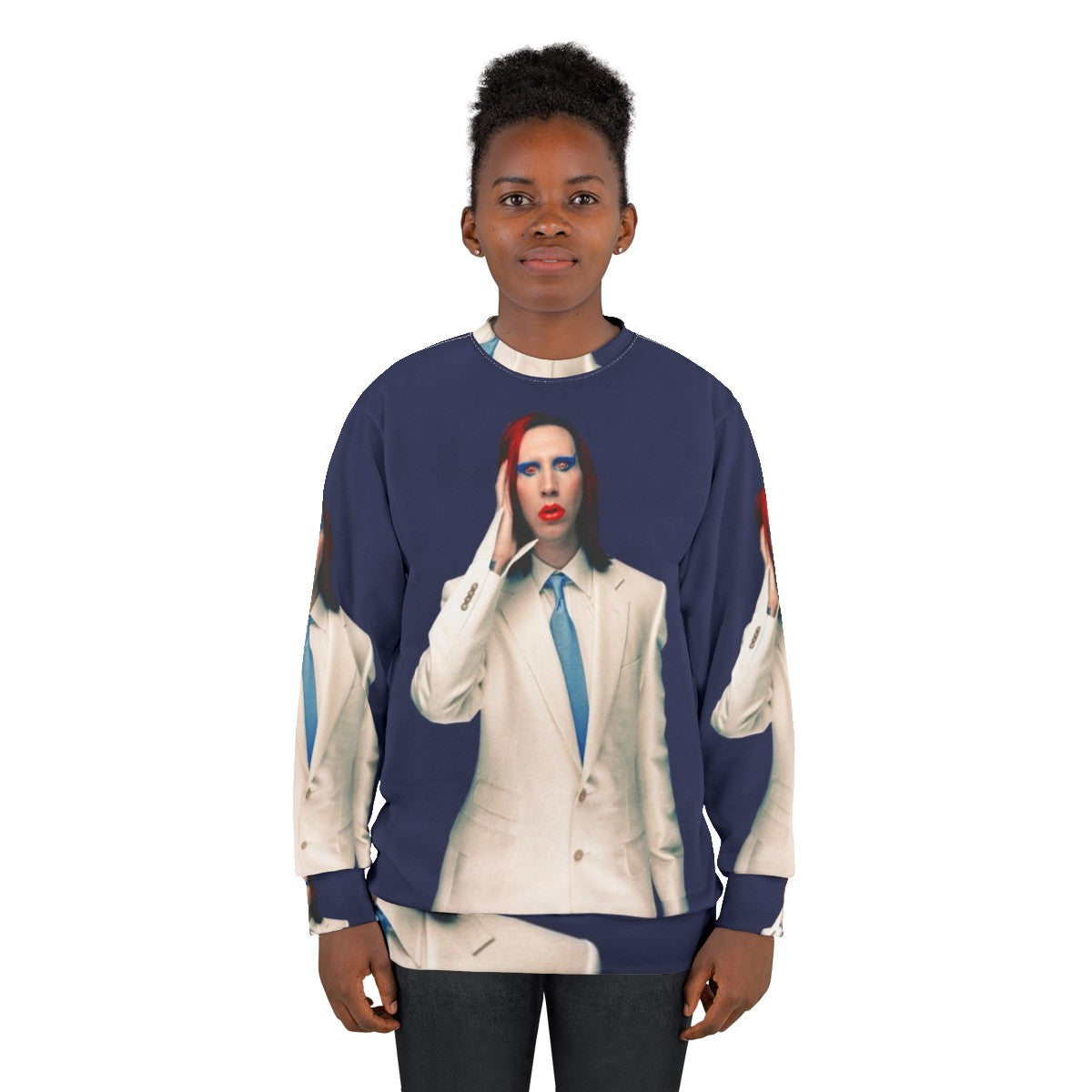 Brian Warner Mechanical Animals Marilyn Manson Sweatshirt - women