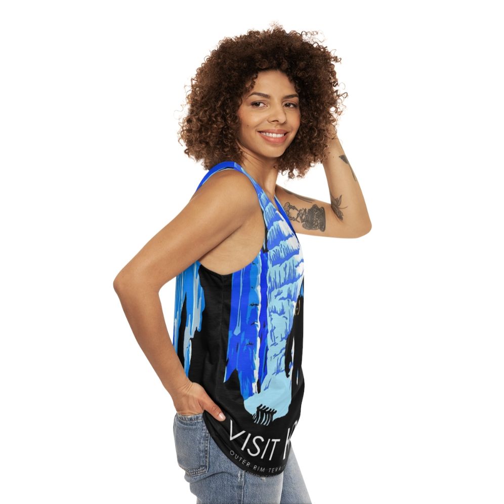 Hoth Unisex Tank Top - women side