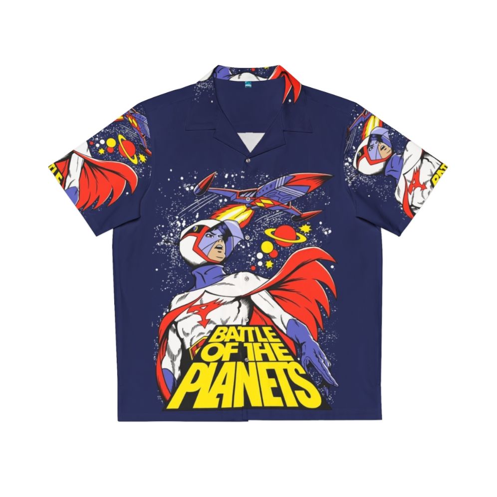 Battle of the Planets inspired Hawaiian shirt