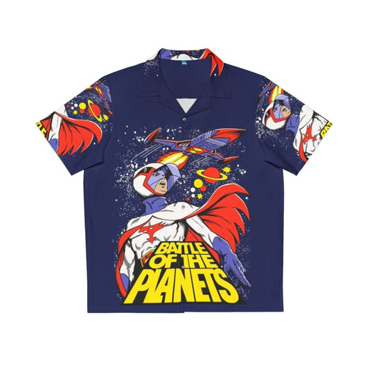 Battle of the Planets inspired Hawaiian shirt