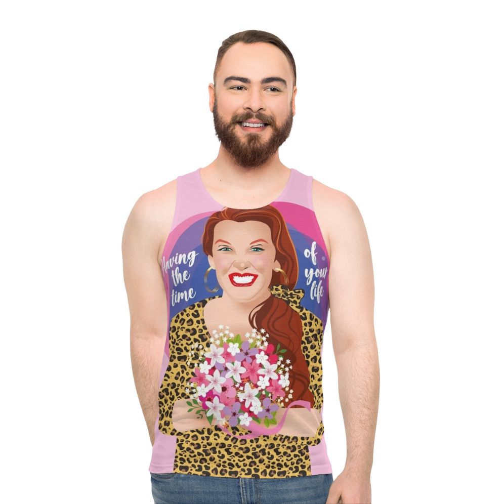 Unisex tank top with pop art design - men