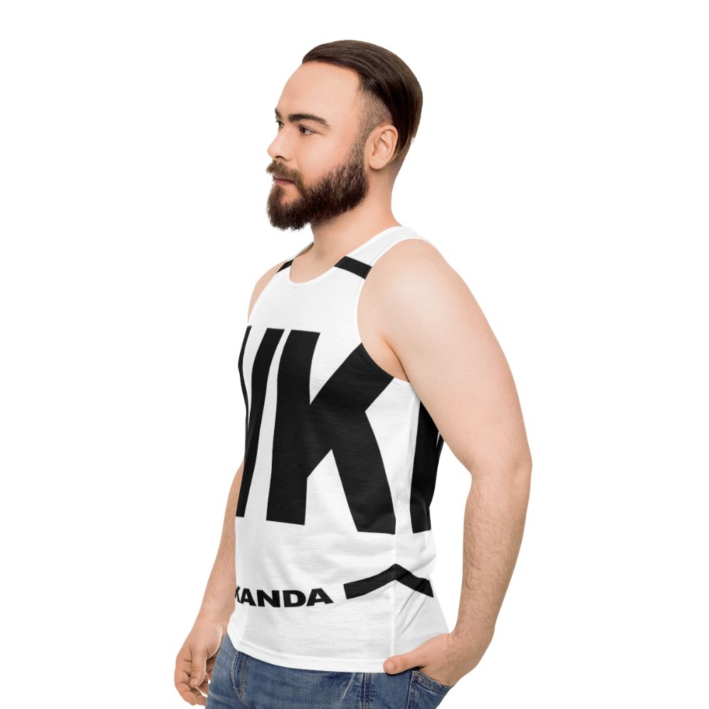 Wakanda Unisex Tank Top - men side