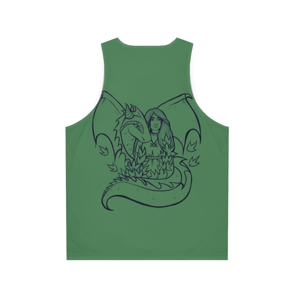 Dragon Goddess Unisex Tank Top - Back