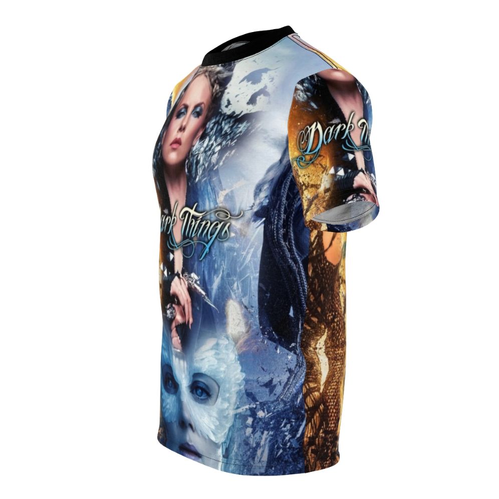 Ice Queen Fantasy Art Design on a T-shirt - men left